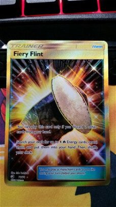 Fiery Flint  76/70  Secret Rare S & M Dragon Majesty