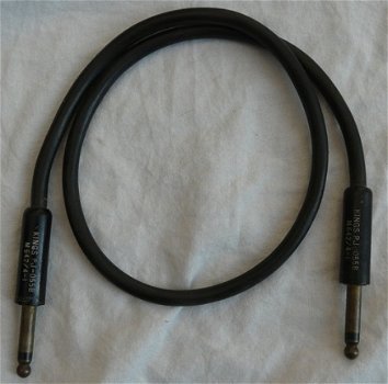 Audio Plug Jack & kabel (75cm), type: PJ-055B, Headset / Radio, US Army, jaren'50/'60.(Nr.3) - 0