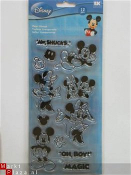 OPRUIMING: disney clear stamp mickey mouse - 1
