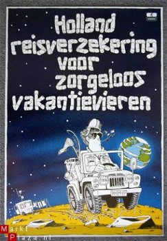 Poster Holland Reisverzekeringen (Affiche) VERKOCHT! - 1