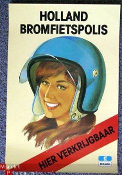 Poster Holland Bromfietspolis (Affiche) *VERKOCHT* - 1