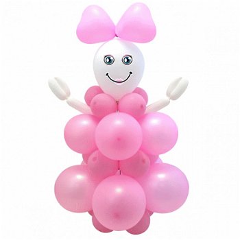 Ballonnen Geboorte Meisje - 2
