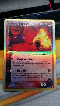 Team Magma's Torkoal  12/95   Holo (reverse) Ex Team Magma vs. Team Aqua gebruikt