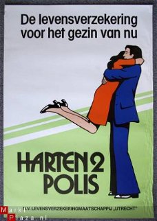 Poster Harten2Polis (Affiche) *VERKOCHT*