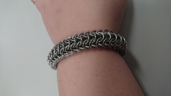 Stoere armband in stainless steel - 1