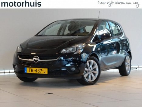 Opel Corsa - 1.4 90pk 5drs Favourite Navi / LM velgen / Apple Carplay - 1