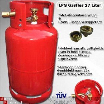 LPG Gasdamptank / Gasfles Officieel Nieuw met 5jr Garantie - 6