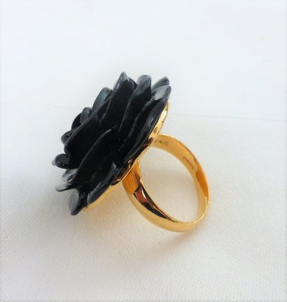 Ring met grote roos - nr. 1