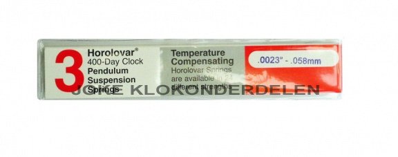 3 Slingerveren = Jaarpendule = 0023-058 = nieuw 33892 - nr. 1