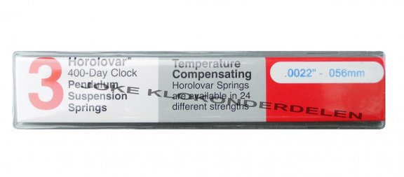 3 Slingerveren = Jaarpendule = 0022-056 = nieuw 33893 - nr. 1