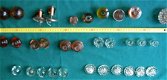 Antieke oude glazen en kristallen knoppen 1840/1950. - 2 - Thumbnail