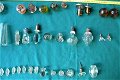 Antieke oude glazen en kristallen knoppen 1840/1950. - 3 - Thumbnail