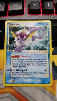 Vaporeon goldstar 102/108 Ex Power Keepers gebruikt nr2 - 1