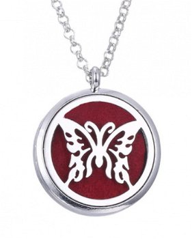 Parfum locket (vlinder) (excl.ketting) - 1