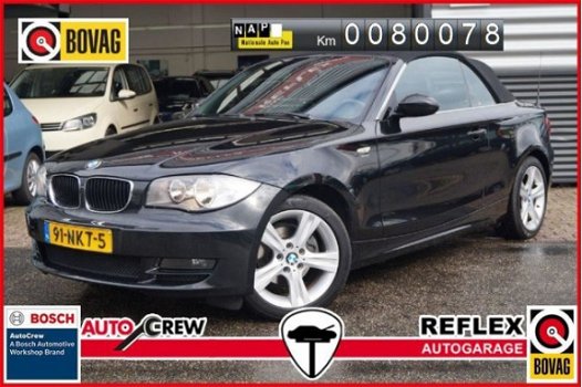 BMW 1-serie Cabrio - 118i Executive LEDER/AIRCO/6 BAK/DEALER OND - 1