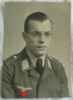 Foto Postkaart / Postkarte, Luftwaffe, Gefreiter (Korporaal), jaren'30/'40.(Nr.1) - 0