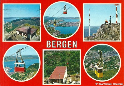 Noorwegen Bergen Ulriksbanen 1973 - 1