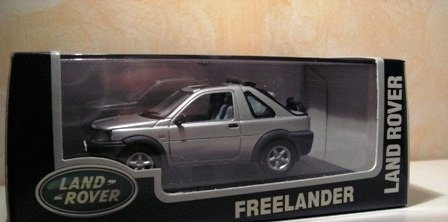 1:43 UH Land Rover Freelander 1998 grijs open cabrio - 1