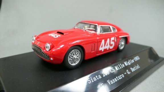 1:43 Starline Siata 208 CS coupe 1953 #445 Mille Miglia - 2