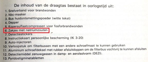 Zakje Natriumzout, Nutricia, in verpakking, Koninklijke Landmacht, 1987.(Nr.4) - 8