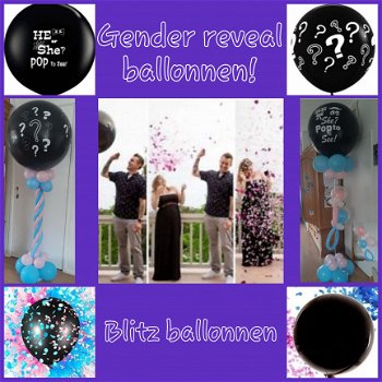 Gender reveal ballonnen - 1
