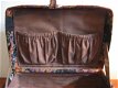 Een mooi antiek klein kinder-koffertje van leer en gobelin uit Frankrijk uit de jaren 20/30... - 4 - Thumbnail