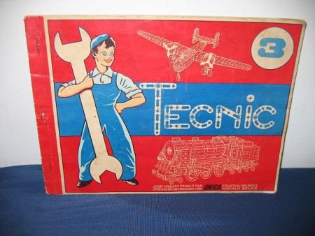 Tecnic 3 origineel Unica boekje 24 blz, eind jaren '40 - 1