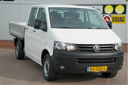 Volkswagen Transporter - 2.0 TDI L2 DC Pick-Up DSG automaat 103kw 140pk org. NL-auto - 1