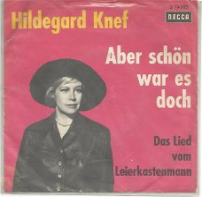 Hildegard Knef ‎: Aber Schön War Es Doch (1962)