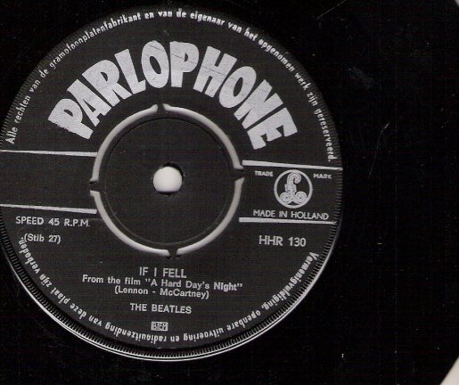 Beatles - If I Fell & And I Love Her 1964 ook jukebox - nr. 1