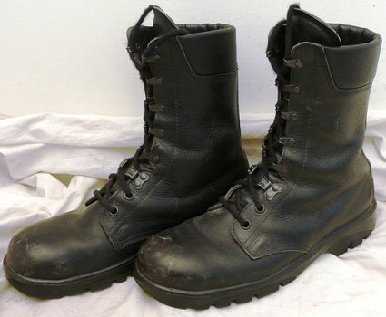 Schoenen, Laarzen, Gevechts, M92, Veiligheids uitvoering, KL, maat: 44M, jaren'90.(Nr.1) - 3