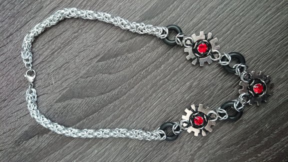 Steampunk Geinspireerde ketting - 3