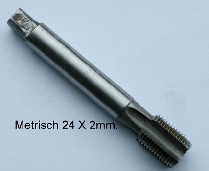 Metrische machine tap M 18 voor blinde gaten. - 5