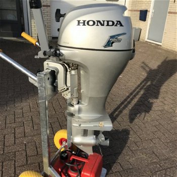 Honda 10pk 4 takt kortstaart zeer nette motor - 2