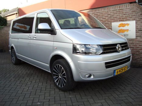 Volkswagen Transporter - 2.0 TDI L2H1 DC Comfortline Airco Cruise Navi Tekhaak - 1