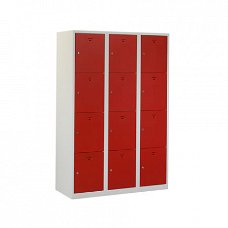 Locker (helmkast) 15 deuren h180xb90xd50cm Vanaf: €320.00