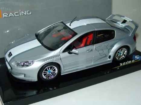 1:18 Solido Peugeot 407 Silhouette silver tuning - 1