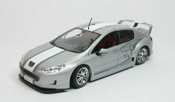 1:18 Solido Peugeot 407 Silhouette silver tuning - 2