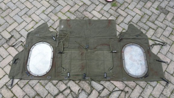 Radiator Cover Arctic Winter / Radiator Hoes Winter, type: M35 Army Truck, US Army, jaren'50. - 1