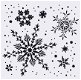 SALE NIEUW Stencil Snowflakes and Icecrystals - 1 - Thumbnail