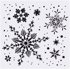 SALE NIEUW Stencil Snowflakes and Icecrystals