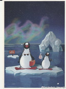 Boomerang kaart Pinguins - 1