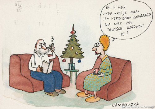 Kerstkaart Kamagurka - 1