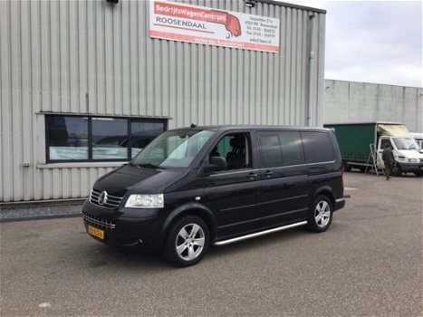 Volkswagen Transporter Multivan - Dub Cab, Airco, Cruise 2.5 TDI Highline DC Trekhaak 2500 kg - 1