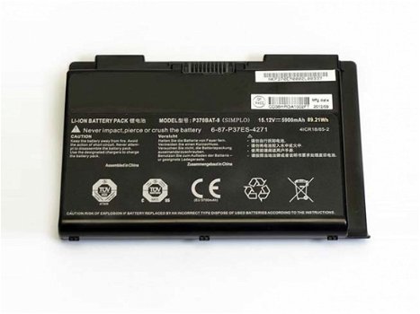 Clevo laptop battery pack for Clevo X900 P370EM P370SM P370SM-A P375SM series - 1