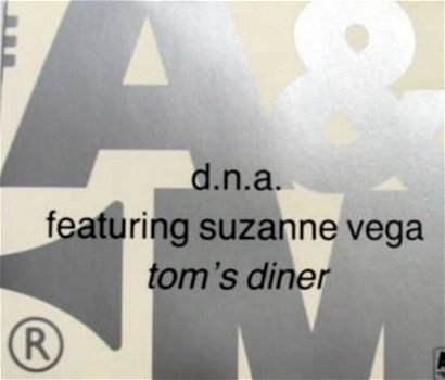 Dna Feat Suzanne Vega - Tom's Diner 4 Track CDSingle - 1