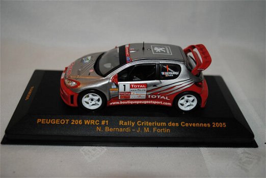 1:43 IXO Peugeot 206 WRC #1 Rally france 2005 Rally - 2