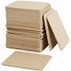 Houten onderzetters vierkant 10x10cm 50 st hobbymaterialen hobby - 1 - Thumbnail