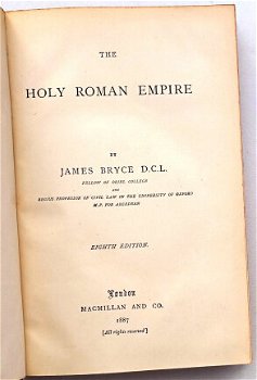 Holy Roman Empire 1887 Bryce Heilige Roomse Rijk Prijsband - 4