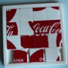 Schuifpuzzel Coca Cola